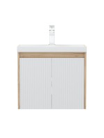 Тумба под раковину без столешницы Corozo Блисс 60 подвеная, дуб крафт