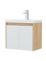 Тумба под раковину без столешницы Corozo Блисс 60 подвеная, дуб крафт