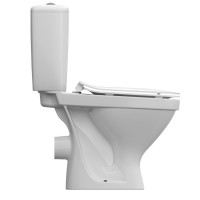 Унитаз-компакт напольный Cersanit Melar 031 3/6 DPL EO slim 64234 с микролифтом