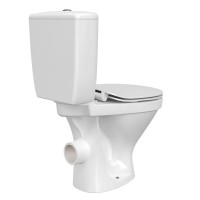 Унитаз-компакт напольный Cersanit Melar 031 3/6 DPL EO slim 64234 с микролифтом