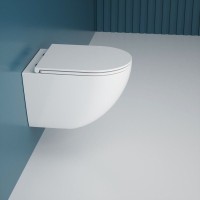 Комплект Унитаз подвесной Esbano Gardena-49T + Инсталляция Fram + Кнопка Хром глянцевый