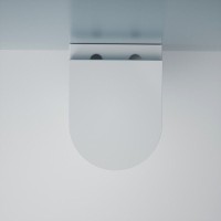 Комплект Унитаз подвесной Esbano Gardena-49T + Инсталляция Fram + Кнопка Хром глянцевый