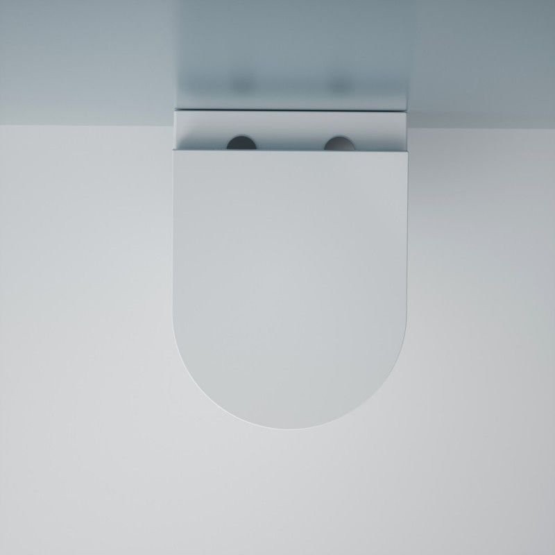 Комплект Унитаз подвесной Esbano Gardena-49T + Инсталляция Fram + Кнопка Хром глянцевый