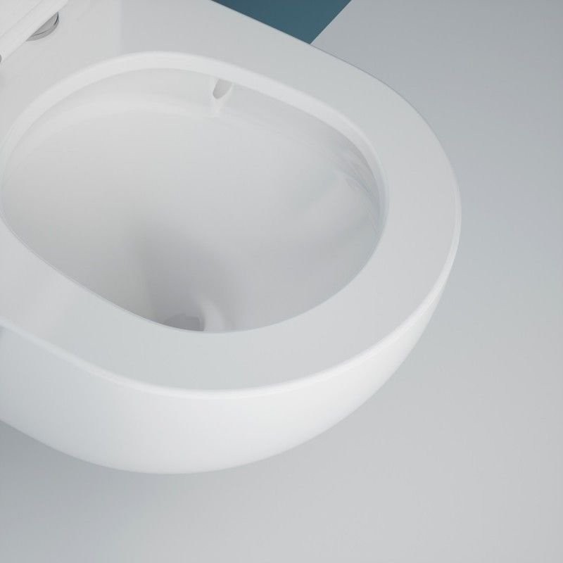 Комплект Унитаз подвесной Esbano Gardena-49T + Инсталляция Fram + Кнопка Хром глянцевый