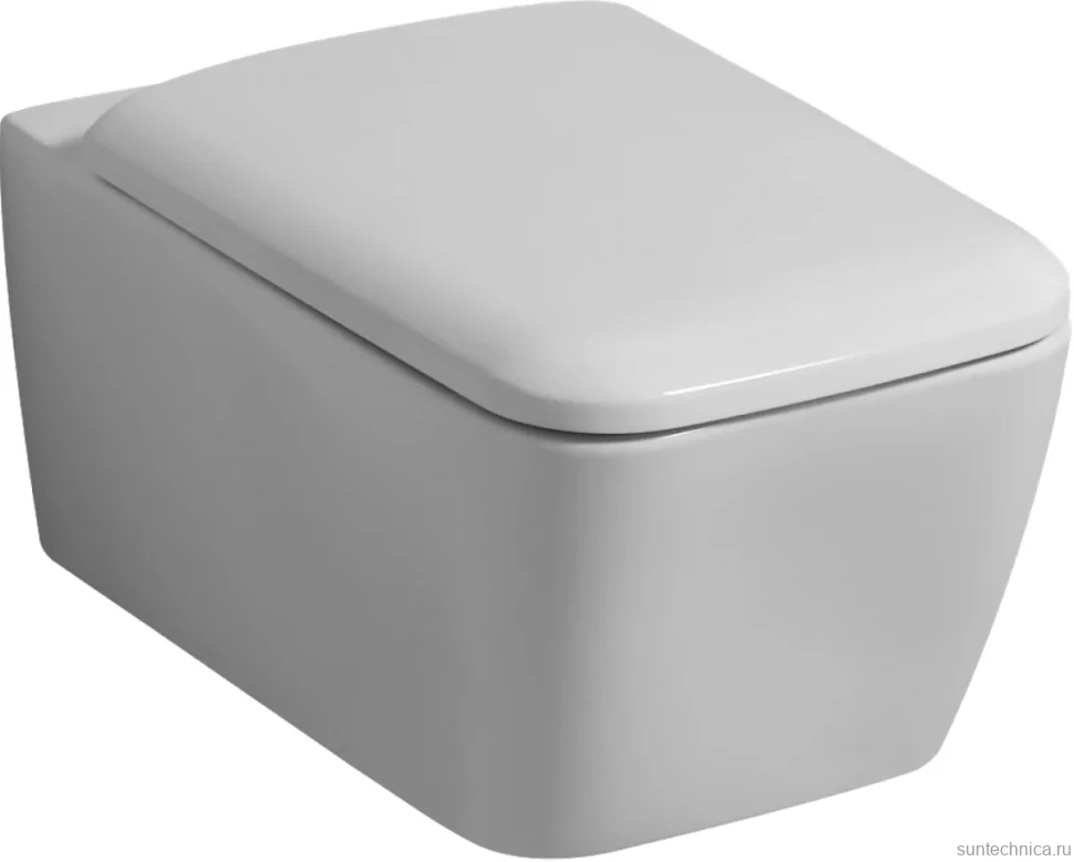 Унитаз подвесной Geberit iCon Square с микролифтом