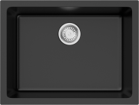 Мойка кухонная Omoikiri Okinoshima 61-U/I-BL черная Мойка кухонная Omoikiri Okinoshima 61-U/I-BL черная