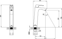 Смеситель для раковины Lemark Unit LM4509C