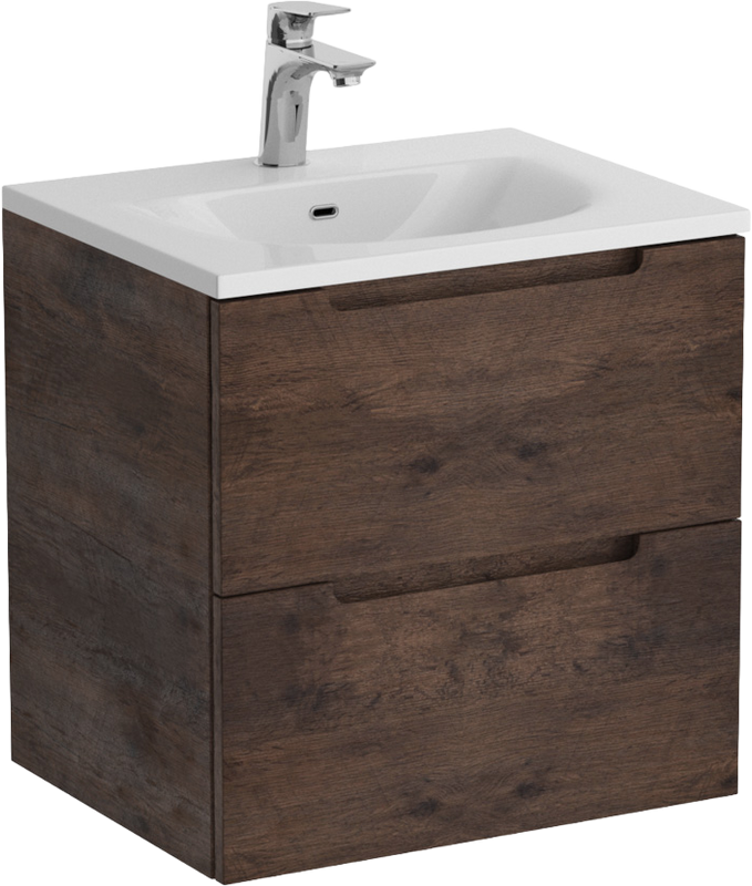 Мебель для ванной комнаты BelBagno Etna 39 50 rovere moro, раковина BB-8099-3-50