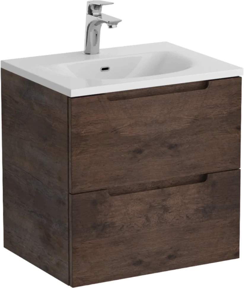 Мебель для ванной комнаты BelBagno Etna 39 50 rovere moro, раковина BB-8099-3-50