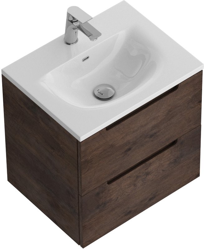 Мебель для ванной комнаты BelBagno Etna 39 50 rovere moro, раковина BB-8099-3-50