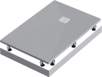 Поддон для душа Good Door Essentia 120х90, серый Поддон для душа Good Door Essentia 120х90, серый