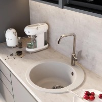 Мойка кухонная Mixline ML-GM13 белая
