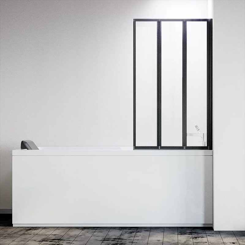 Шторка на ванну Veconi Palau PL-73BR 90 см