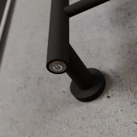 Полотенцесушитель электрический Bauedge Nimb AF0001 40x62,5 черный матовый