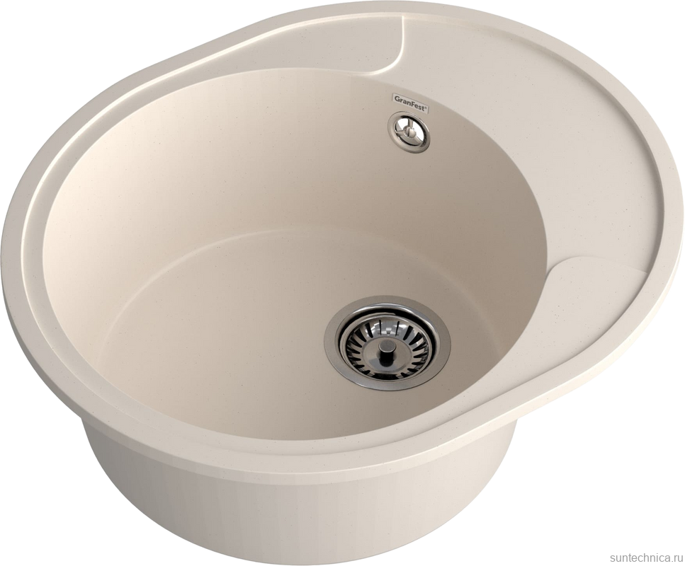Мойка кухонная GranFest Urban 857L белая
