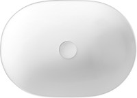 Тумба с раковиной Orange Line 60 подвесная, 2 ящика, матовая белая с раковиной B05-480W