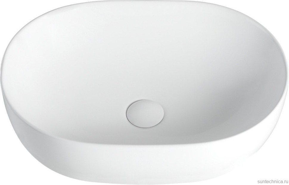 Тумба с раковиной Orange Line 60 подвесная, 2 ящика, матовая белая с раковиной B05-480W