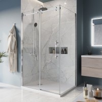 Душевой уголок BelBagno Marino -AH-1-110/90-C-Cr профиль хром
