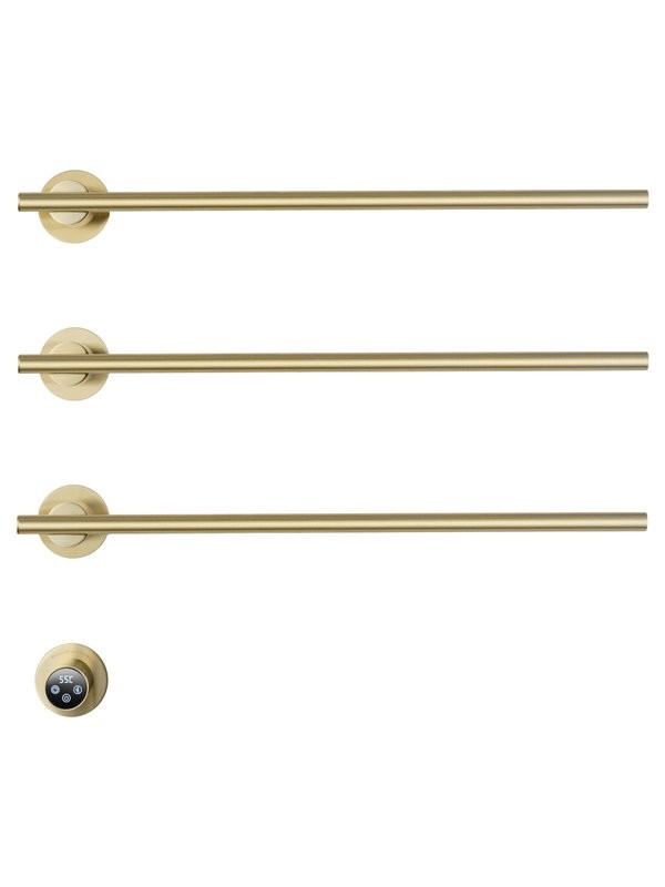 Полотенцесушитель электрический Wonzon & Woghand WW-A363-BG С ВНУТРЕННЕЙ ЧАСТЬЮ, брашированное золото