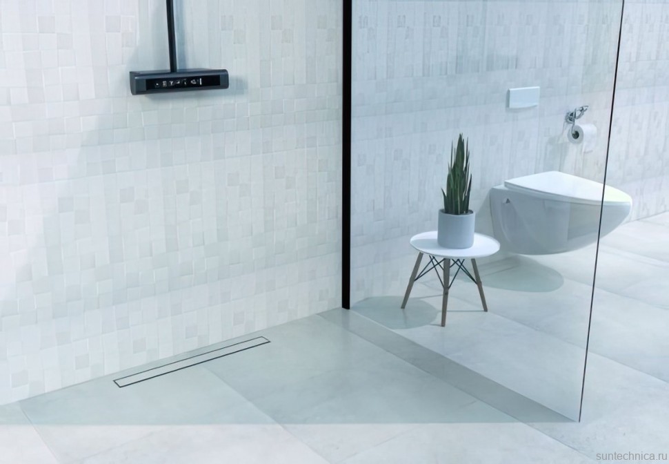 Душевой трап (лоток) Pestan Confluo Premium Line 650 с решеткой