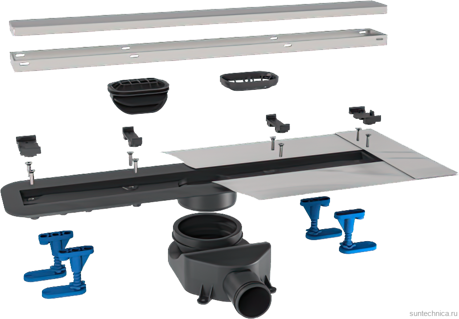 Душевой трап (лоток) Pestan Confluo Premium Line 650 с решеткой