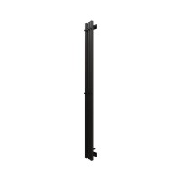 Полотенцесушитель электрический Grota Corsa K N RAL9005 EL 13х180, с крючками, матовый черный