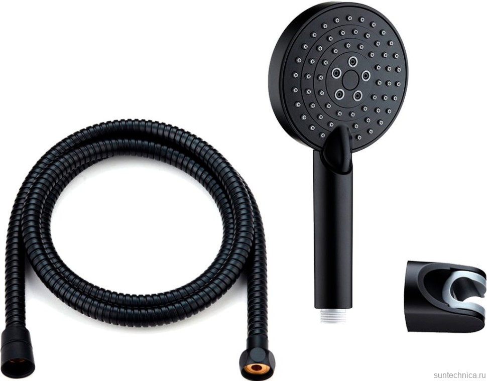 Смеситель для ванны с душем Orange Aristo Aristo M19-300b матовый черный