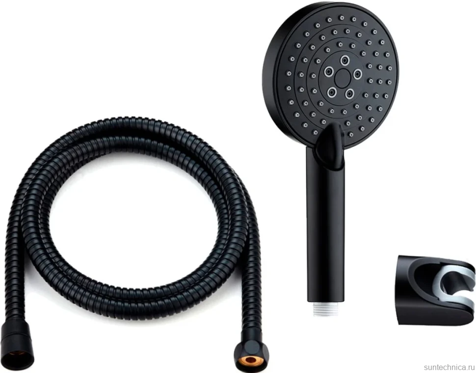 Смеситель для ванны с душем Orange Aristo Aristo M19-300b матовый черный