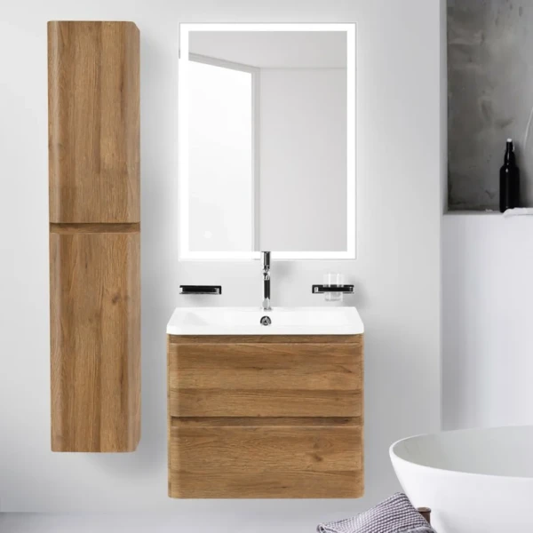 Мебель для ванной комнаты BelBagno Albano 70 подвесная, rovere rustico