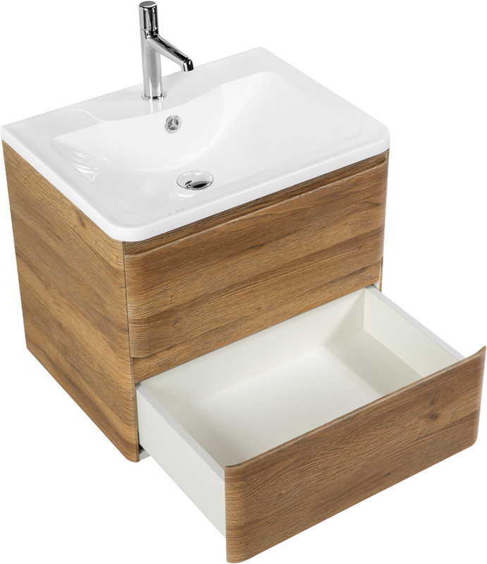 Мебель для ванной комнаты BelBagno Albano 70 подвесная, rovere rustico