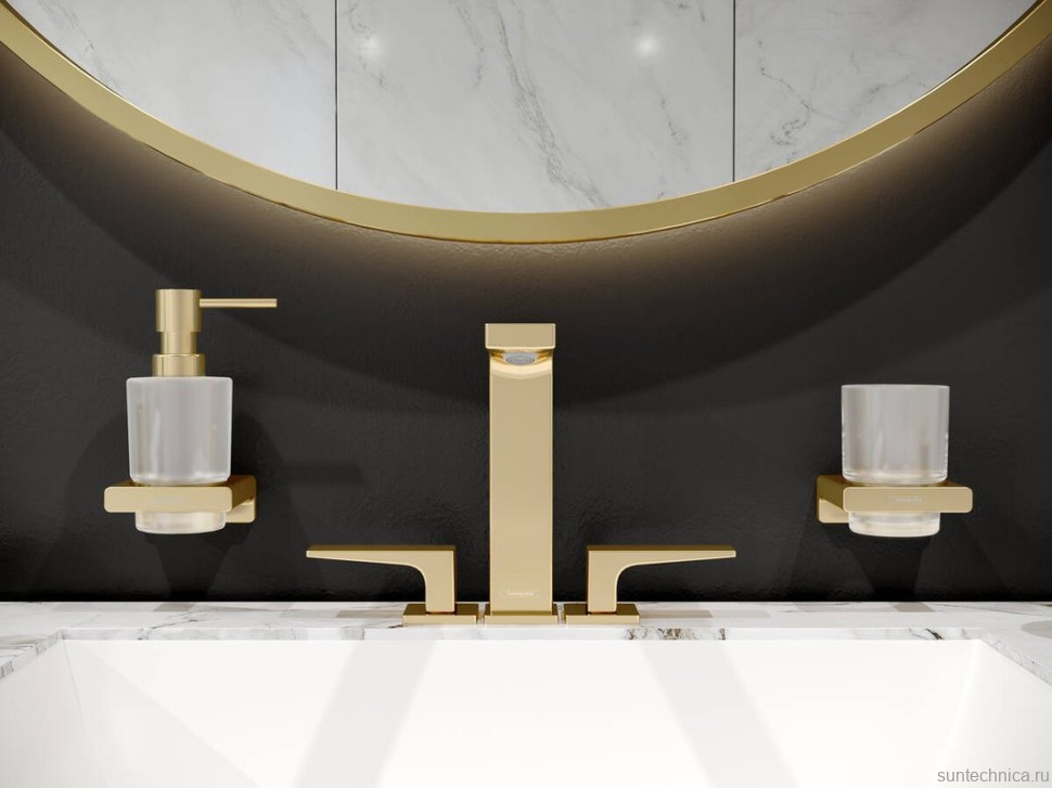 Дозатор Hansgrohe AddStoris 41745990 полированное золото