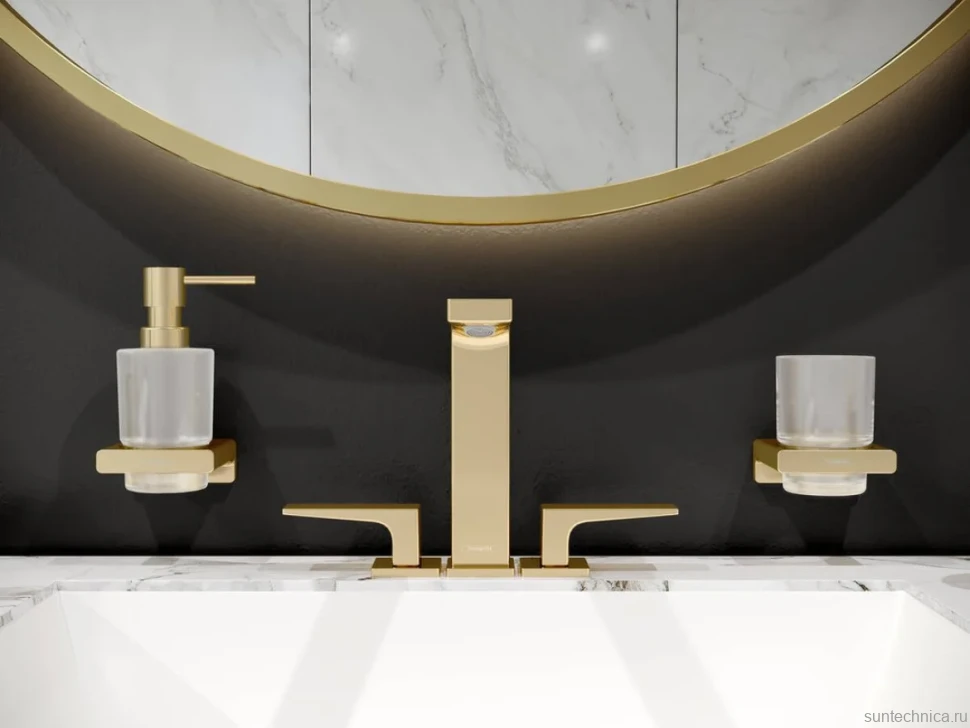 Дозатор Hansgrohe AddStoris 41745990 полированное золото