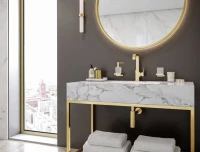 Дозатор Hansgrohe AddStoris 41745990 полированное золото Дозатор Hansgrohe AddStoris 41745990 полированное золото
