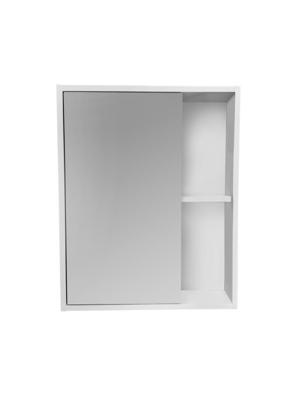 Зеркало-шкаф Runo Эко 60, серое