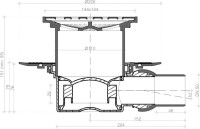 Душевой трап Pestan Square Confluo Standard Square 1 13000005, хром