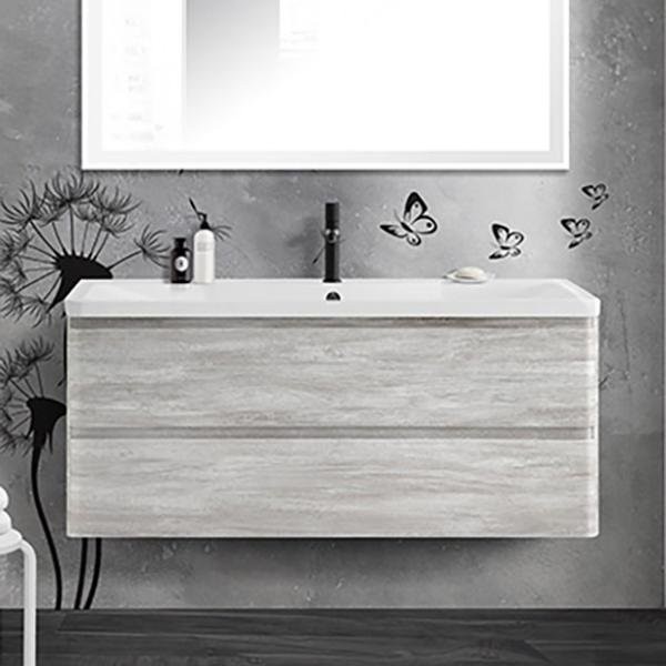 Тумба под раковину BelBagno Albano 120 подвесная, rovere vintage bianco