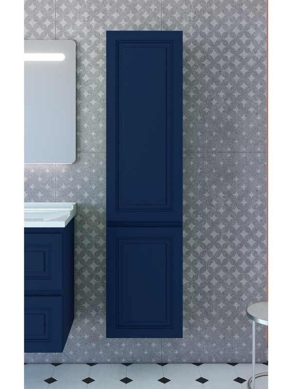 Шкаф-пенал для ванной Caprigo Wales Смальти 40 R океания