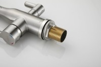 Смеситель для кухни BELZ B815 B78815-1 с гибким изливом, сатин