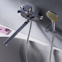 Смеситель с длинным изливом для ванны AM.PM Like F8095000 Смеситель с длинным изливом для ванны AM.PM Like F8095000