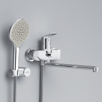 Смеситель с длинным изливом для ванны AM.PM Like F8095000 Смеситель с длинным изливом для ванны AM.PM Like F8095000