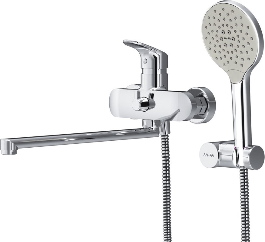 Смеситель с длинным изливом для ванны AM.PM Like F8095000