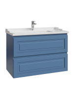 Тумба с раковиной Caprigo Wales Смальти 90 бриллиантово-синяя