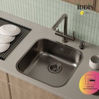 Мойка кухонная IDDIS Mate MAT44GMi77 графит