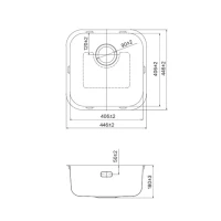 Мойка кухонная IDDIS Mate MAT44GMi77 графит Мойка кухонная IDDIS Mate MAT44GMi77 графит