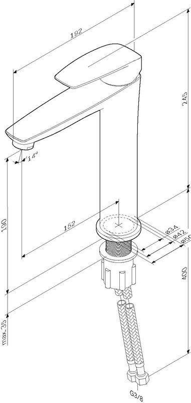 Смеситель для раковины AM.PM Tender F45A92022
