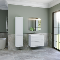 Мебель для ванной комнаты Caprigo Wales 80 матовая белая Мебель для ванной комнаты Caprigo Wales 80 матовая белая