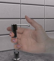 Дозатор для кухонной мойки Emar Steel ЕД-401 Chrome Дозатор для кухонной мойки Emar Steel ЕД-401 Chrome