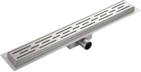 Душевой трап (лоток) Haiba HB91600 60 см, с решеткой и опорами, сатин