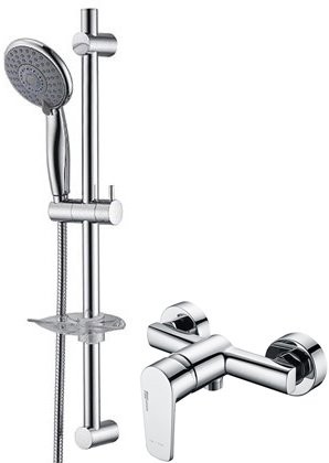 Смеситель для душа Wasserkraft Dill 6102 + Душевой гарнитур Wasserkraft A004
