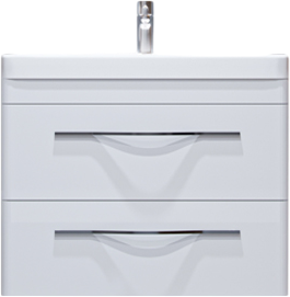 Тумба под раковину Velvex Jill 80 белая матовая